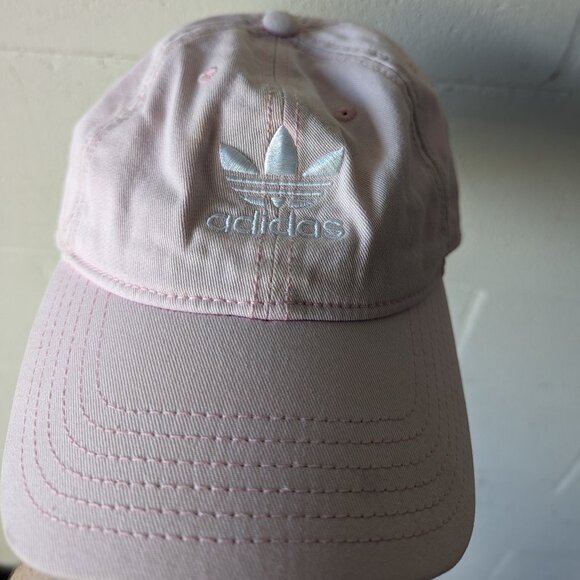 Slideback Hat Pink OSFM Adjustable Embroidered Vented Holes - Picture 3 of 6